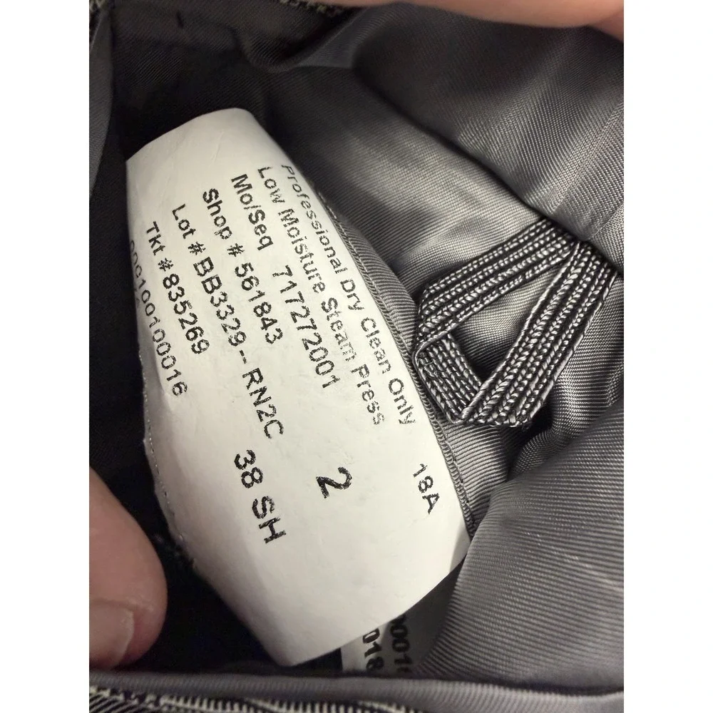 Brooks Brothers Vitale Barberis Canonico Blazer Jacket Wool Mens 38S Italy Gray